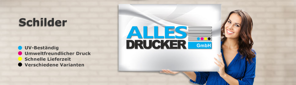 Werbeschilder vom Allesdrucker