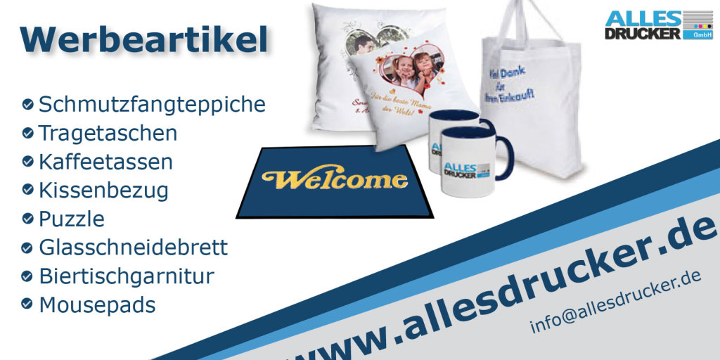 Werbeartikel vom Allesdrucker